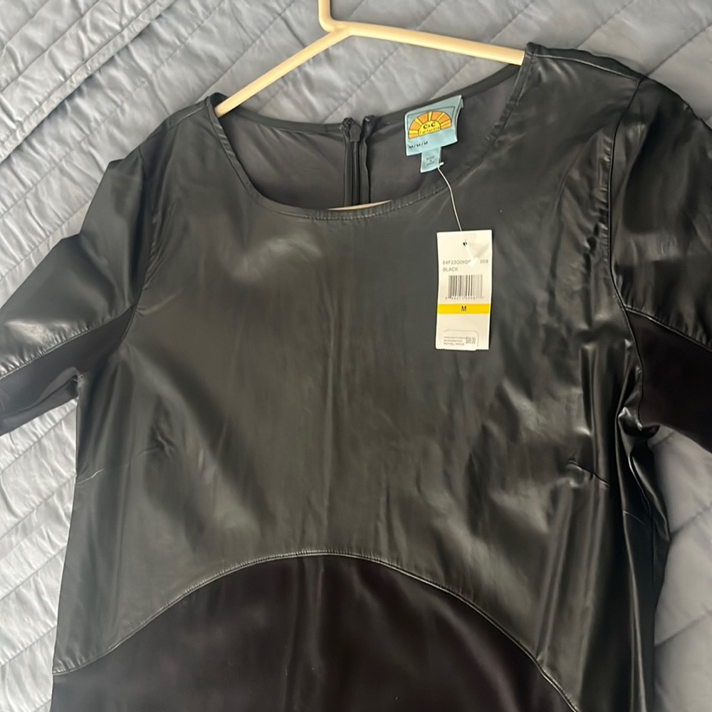 Pleather Dress New with tag!